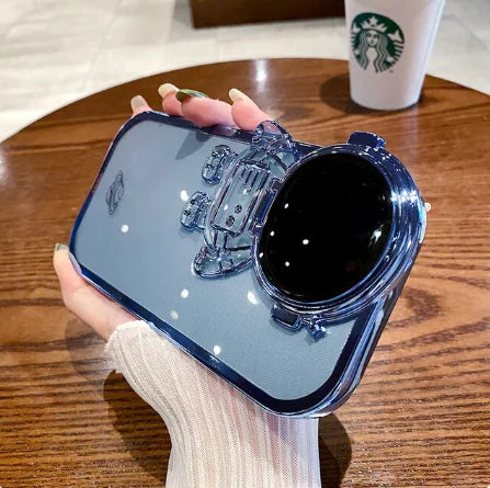 Celestial Astronaut Phone Case with Stand Holder